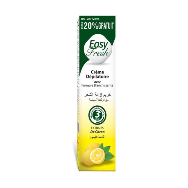 Lemon Hair Removal Cream - Silky, Smooth & Hair-Off Skin