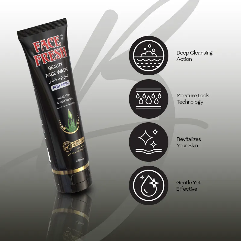 face fresh men face wash 60ml