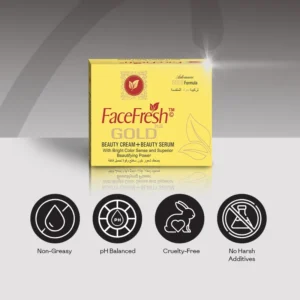 face fresh gold plus beauty cream + serum