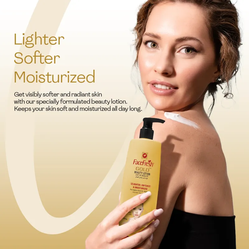 face fresh gold plus lotion 400ml