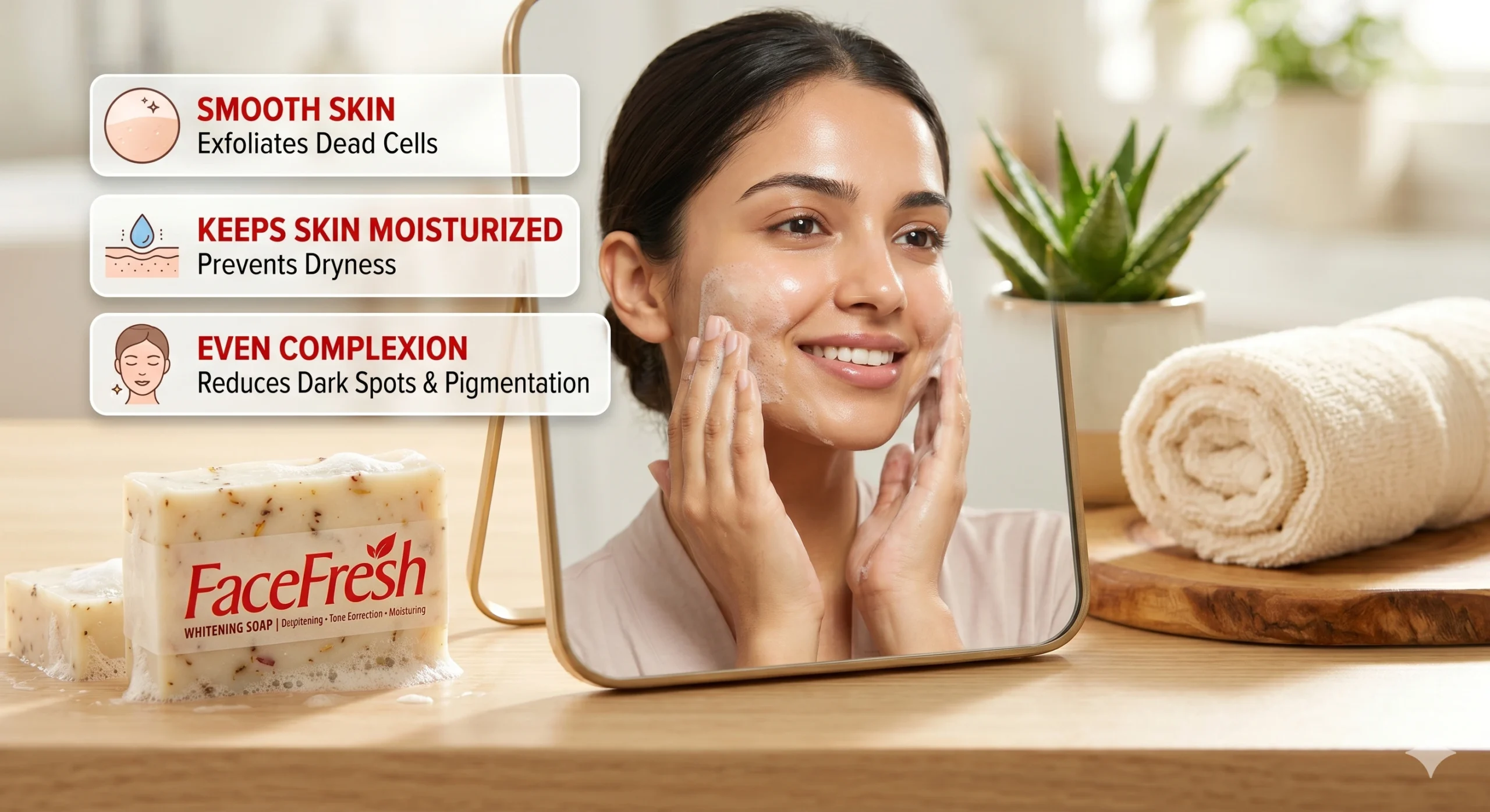 Best soap for very oily skin that helps reduce dark spots, smooth skin texture and maintain balanced moisture 